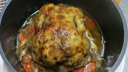 Recepta de cuina de Pollastre rostit en cocotte